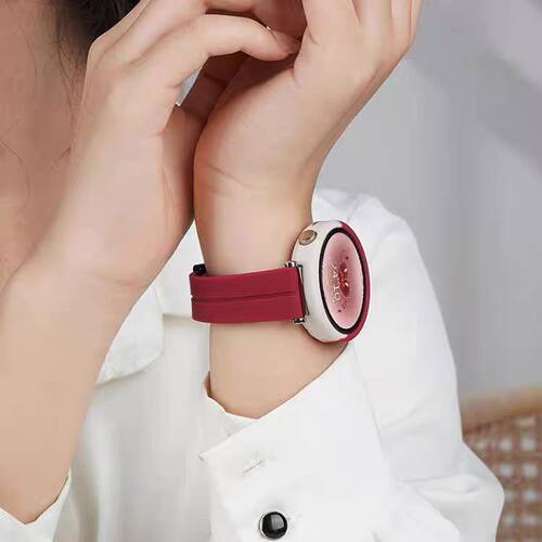 适用gtgt6华为表带磁吸gt4带壳gt3拼色watch4半包套荣耀4Pro腕带