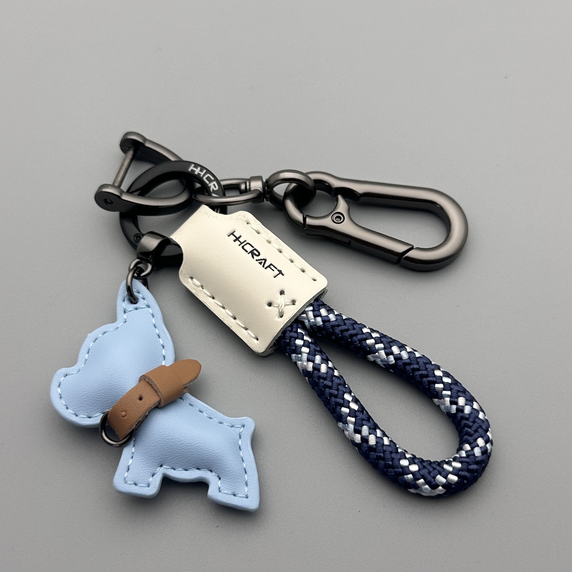 卡通可爱法斗犬小狗钥匙扣