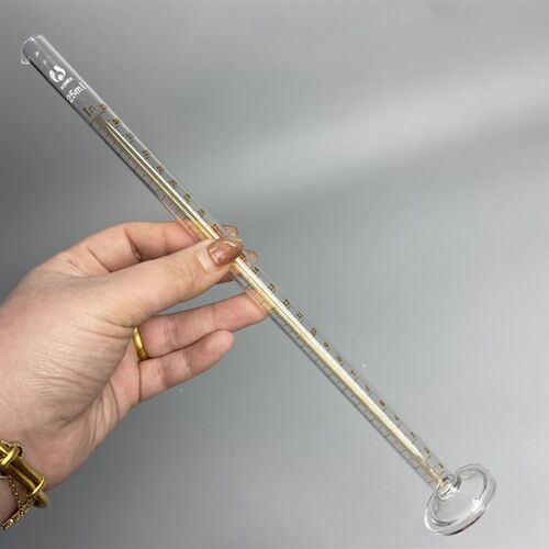 速发璃筒量玻款12510分度0.01量入式高精度量筒可