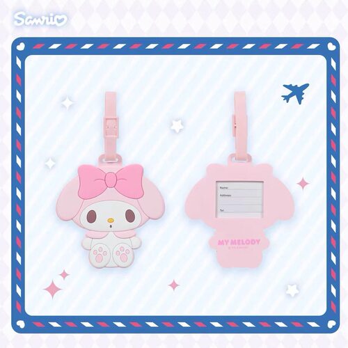 日本三丽鸥Sanrio Kitty美乐蒂旅行箱挂牌卡通机场托运牌行李牌