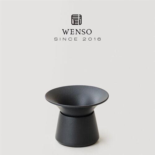 闻说黑砂粗陶茶滤 冲孔u304不锈钢过滤网简约家用功夫茶具配件