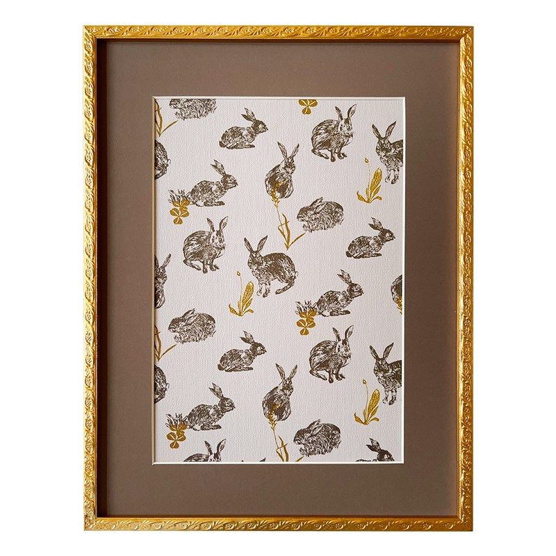 百兔图 美式客厅装饰画法式软装轻奢复古K卧室玄关钢琴台艺术挂画,家居饰品,现代装饰画,淘宝优惠券,粉丝福利购,淘宝优惠卷