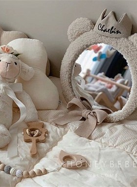 韩国inas汽车儿童安全座椅反光镜宝宝提篮后视镜婴儿反向观察镜子