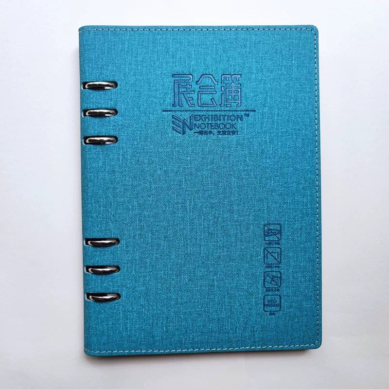 展会可备注名片记事簿展会可w备注名片笔记本客户登记本a5可换内