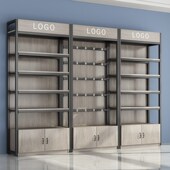 产品展示a柜烟酒样品超市便利店零食货架文具置物多层化妆品陈列