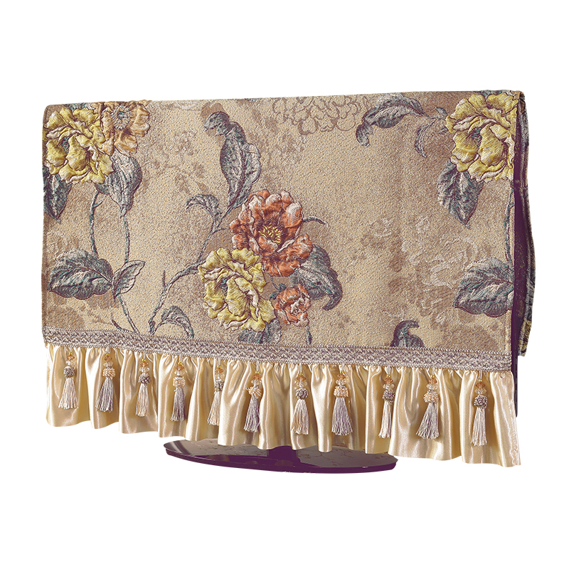 欧式电视机罩50寸液晶蕾丝55寸电视防尘罩套65S寸保护罩防尘布布