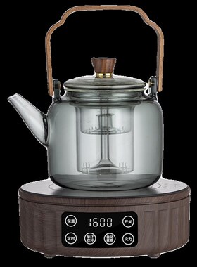 新款玻璃蒸煮一体茶壶煮茶炉器16B00w电陶炉套装烧水泡茶养生家用