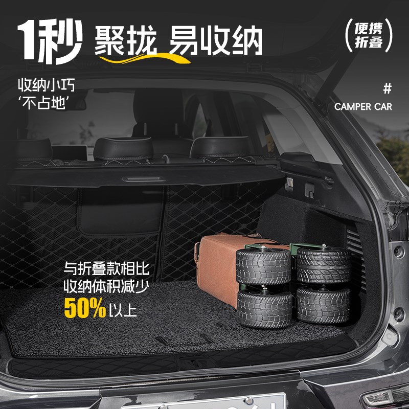 露营手推车户外可折叠收纳野餐车野营拖车L可推可拉营地车聚拢拉