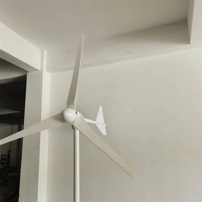 新款仿真电动风机模型风力t发电机展厅活动工艺品拼装发电风车定