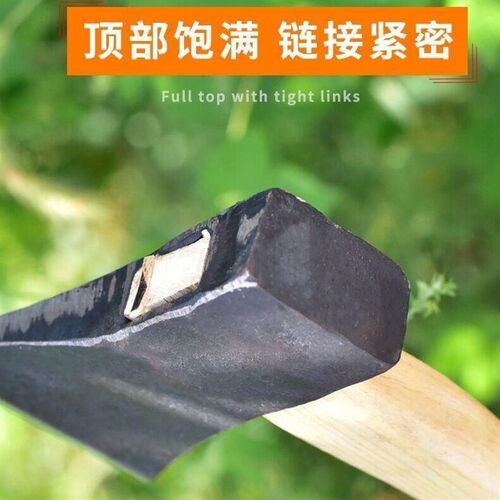 斧头砍树钢轨道手工多功能v木工斧家用开山伐木锻打劈柴斧斧头砍