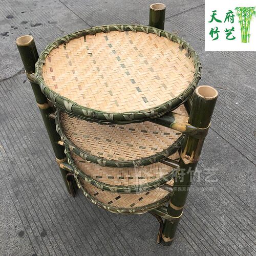 成都市井a火锅菜架 有拈头菜架火锅三脚架竹菜架簸箕架可定做尺寸