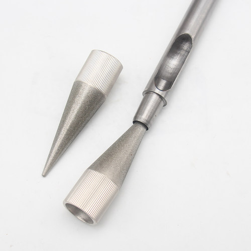圆冲研磨器圆形打孔冲内外打磨器手工皮具DOIY手动皮革磨刃工具