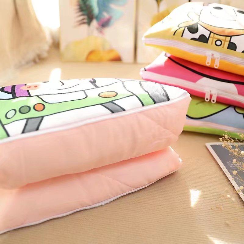 卡通巴斯光年g抱枕被子带拉链两用汽车载折叠车枕上班午睡毯子靠,居家布艺,抱枕被,淘宝优惠券,粉丝福利购,淘宝优惠卷