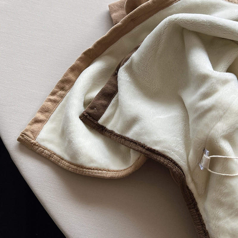 宝宝衬衫男宝加绒秋冬男童加厚外套宽松婴儿冬装6一12月保暖冬季0