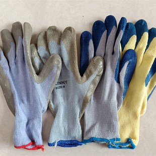 维修用二级品劳保棉线尼龙手套残次品手套修车干活专用手套60双包