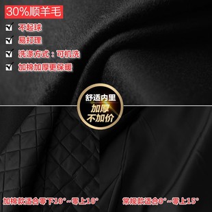 呢子大衣女长款过膝加长秋冬毛呢外套女高级感冬季加厚风衣高个子