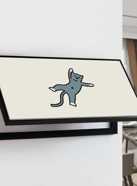 电表箱装饰画卡通猫咪家用横版电闸箱遮丑配电盒遮挡免打孔弱电箱