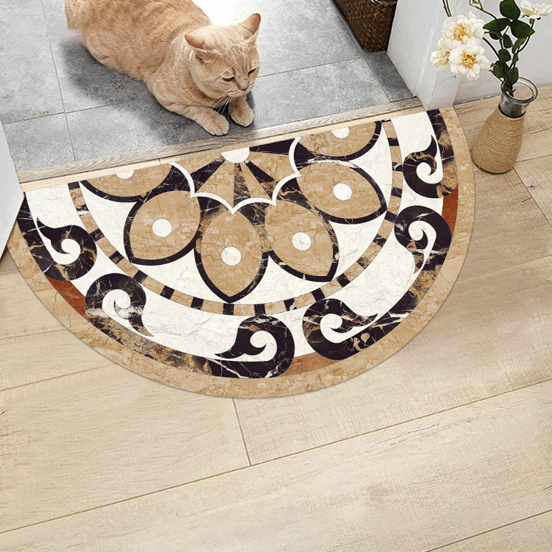 欧式入户地贴进门口地面贴纸地板贴防水耐磨脚垫客厅玄关墙纸自粘,家居饰品,软装墙贴,淘宝优惠券,粉丝福利购,淘宝优惠卷