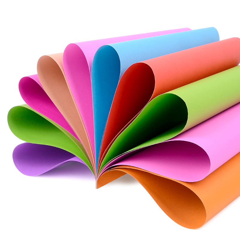 幼儿园彩色加厚4k卡纸硬8k黑色白卡纸学生大张儿童手工4开绘画纸