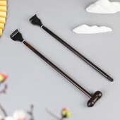 牛角痒痒挠紫光檀木不求人抓背器背部抓痒实木多功能老头乐耙子挠