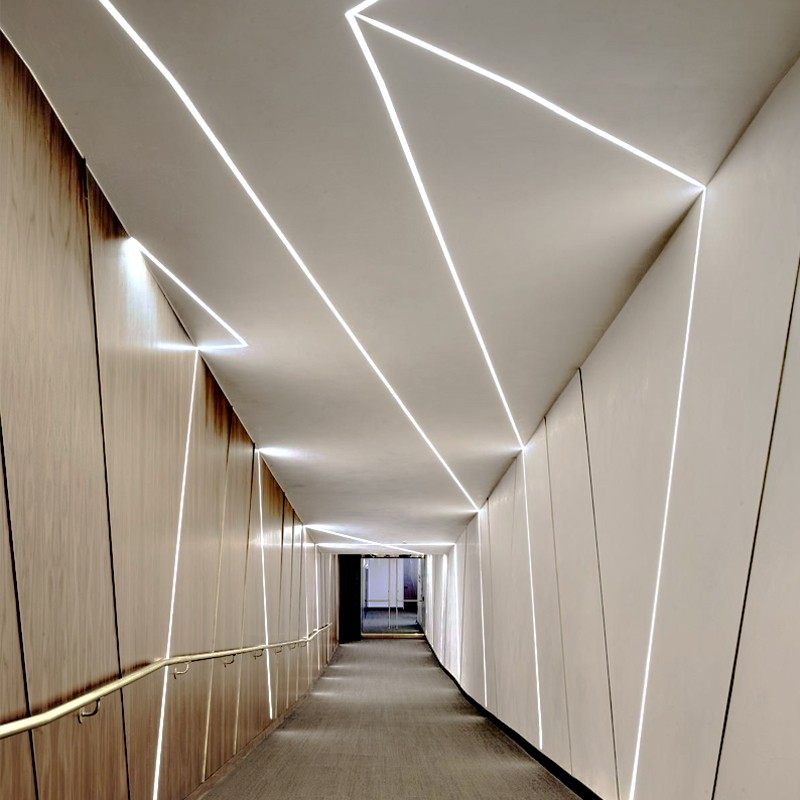 嵌入式铝合金灯带亚克力盖板led灯条罩明装型材条形灯铝槽线条灯,家装灯饰光源,室外LED灯带,淘宝优惠券,粉丝福利购,淘宝优惠卷