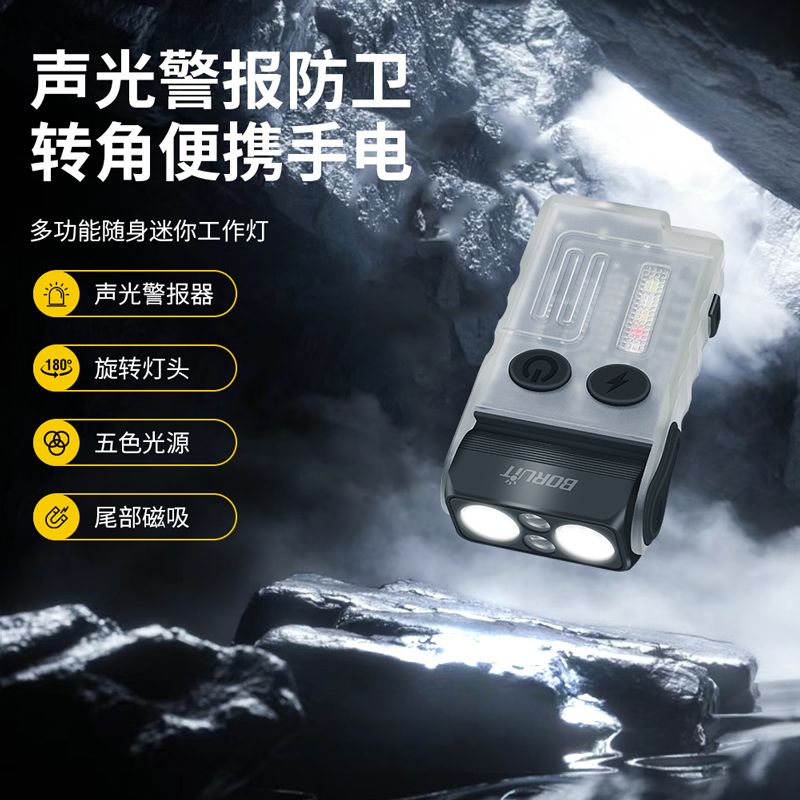 步睿特TYPE--C磁吸180度旋转灯头