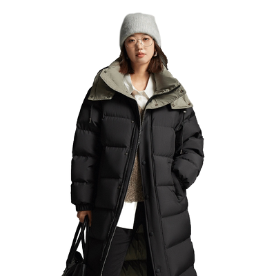 BobbyBizz鹅绒羽绒服女长款过膝