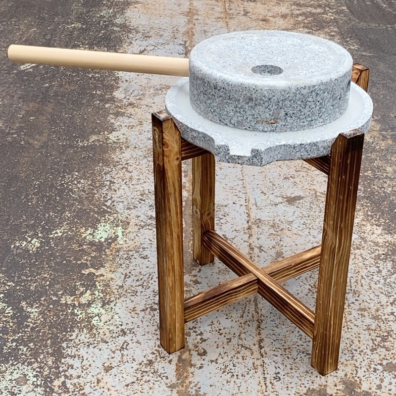 石磨 小石磨家用手工磨豆浆石磨家用手摇迷你P手推石磨幼儿园石磨