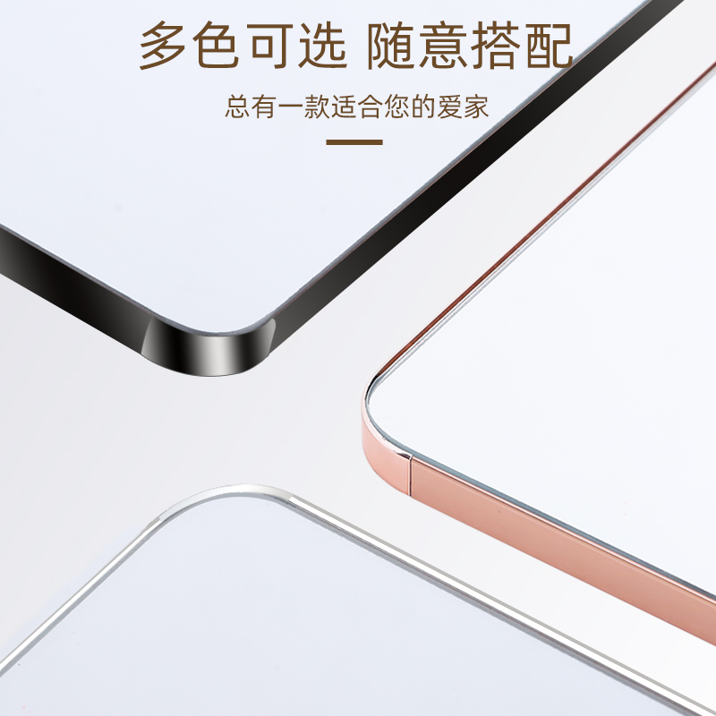 衣柜推拉镜全身镜衣橱镜子w试衣柜内置推拉折叠镜内隐藏式穿衣镜