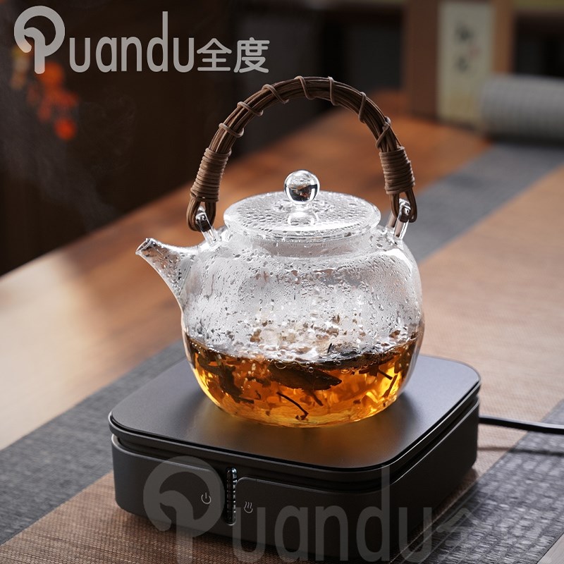 透明202e4新款玻璃烧水壶煮茶壶电陶炉大容量耐高温泡茶家用