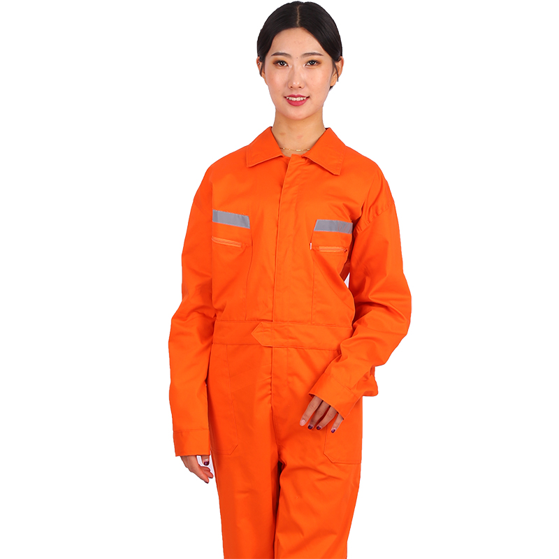 纯棉连体工作服男加厚全身防护劳保防尘服套装带帽一W体电焊工防