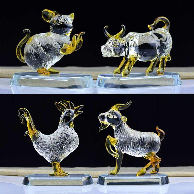 金色生肖十二属相汽车摆件鼠牛虎龙蛇马羊猴鸡家居装饰玄关工艺品,家居饰品,国学摆件,淘宝优惠券,粉丝福利购,淘宝优惠卷