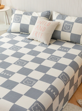 定做 纯棉床单单件1.2m1.5米1.8米床2.N0单人双人学生被单夏季