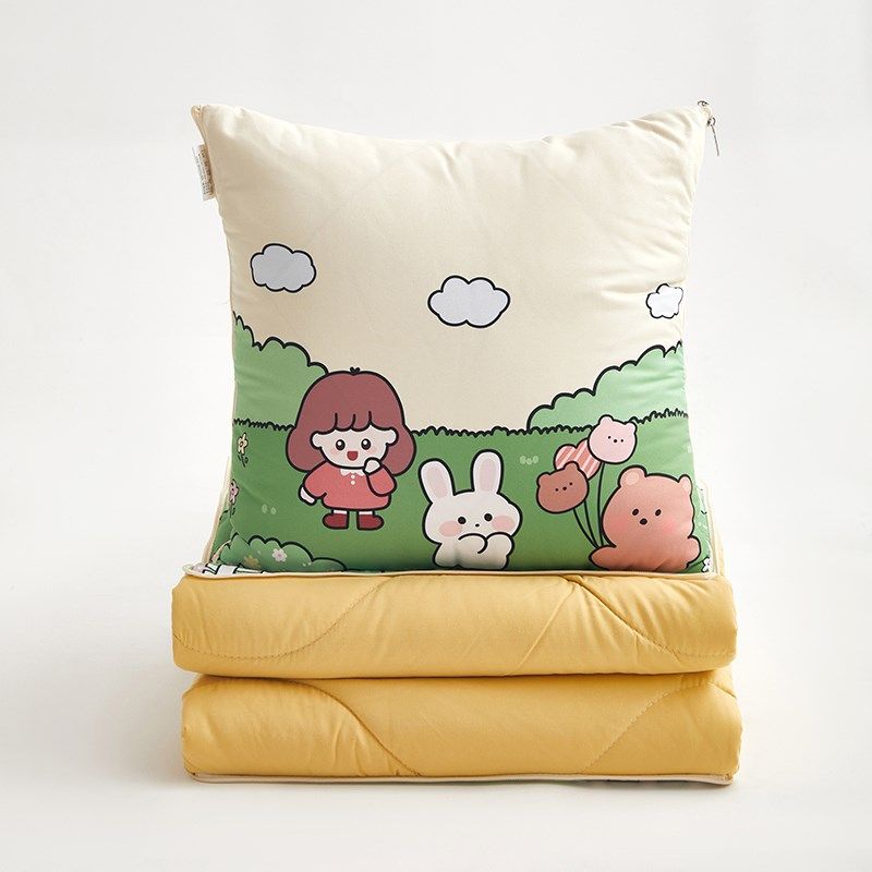 多功能抱枕被子两用汽车沙发靠垫C小清新办公室宿舍午休枕头空调,居家布艺,抱枕被,淘宝优惠券,粉丝福利购,淘宝优惠卷