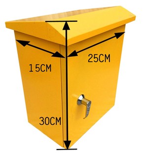 室外黄色基业电箱防水加厚户外铁箱控制配电箱80*6M0*50*40*30*20