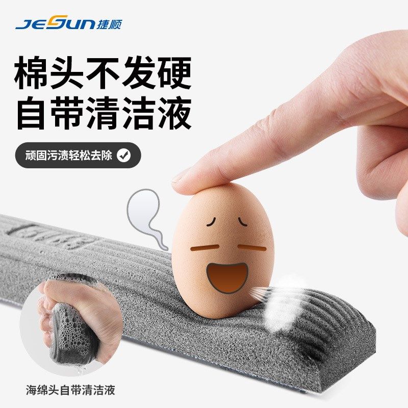 不发硬舒棉炮弹筒海绵拖把家用免手洗F拖布干湿两用懒人一拖净拖