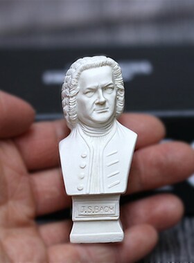 迷你石膏像雕塑摆件10个套装音乐人物头像M树脂工艺品素描绘画教