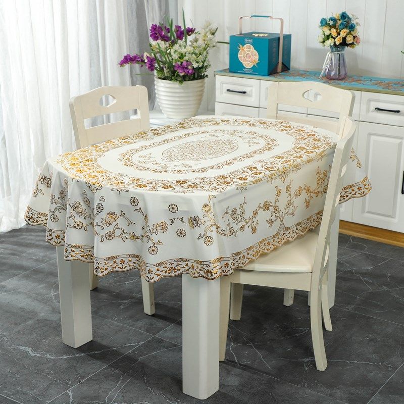 椭圆形桌布防水防烫免洗餐u桌垫长方形茶几台布蕾丝家用欧式高级,居家布艺,桌布,淘宝优惠券,粉丝福利购,淘宝优惠卷