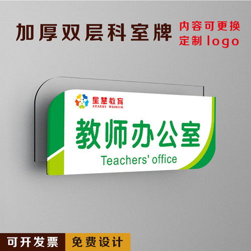 定制办公室科室牌总经理门牌亚克力各部门指示牌会议室仓库洗手间