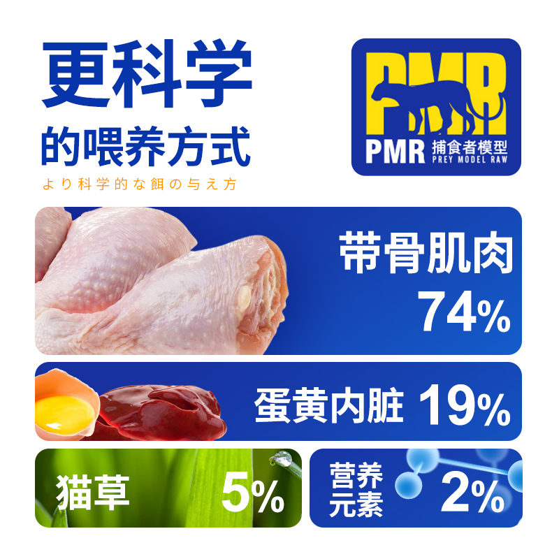 喜宠屋 鸡肉猫草冻干 猫咪洁齿磨牙去除口臭排毛球鸡肉冻干