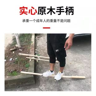 农用锄锄把锄头柄硬木柄半圆头锄柄青杠锄柄愧木锄把长柄硬木锄把