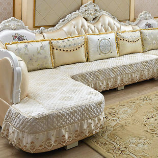 欧式沙发垫 全包万能四季通用定做U型坐垫套防滑夏季布艺沙发套罩