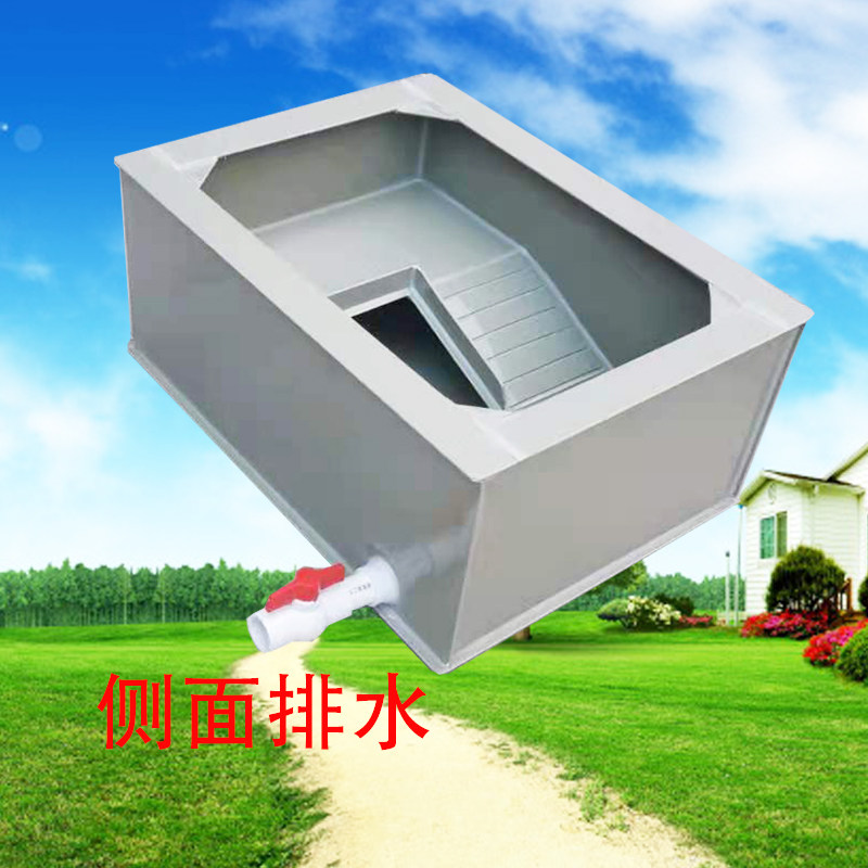 高端新款pp塑料板多功能生态大小中型客厅观赏龟缸带晒背台乌龟箱