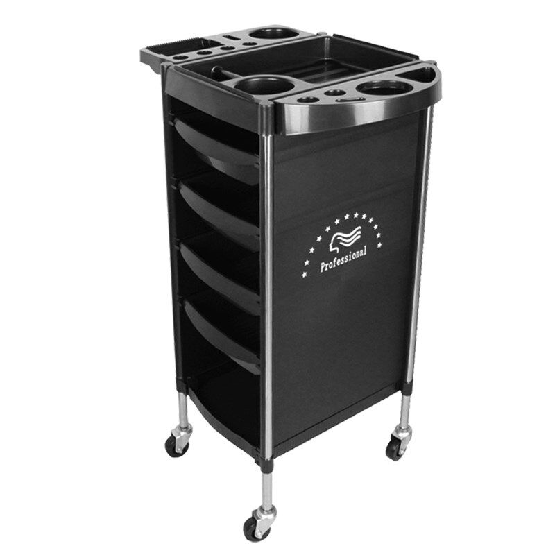 新款美容美发车复古小推车理发店工具车发廊专用烫染手推欧式杠车