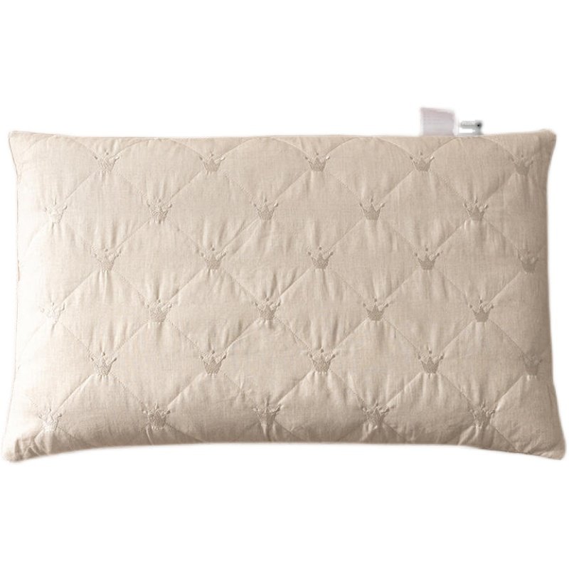 可拆洗硬枕头棉枕芯家用抗菌单人成人护颈椎助睡眠全荞麦枕48*74c