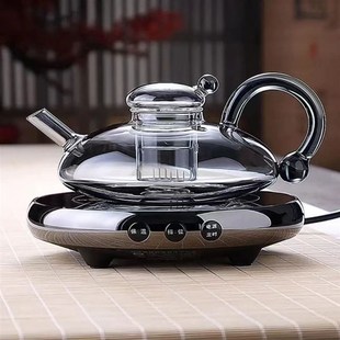 艾玛诗玻璃烧水壶蒸煮茶壶电陶炉白茶家用茶具小型茶壶煮茶炉套装