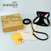 狗狗牵引绳小型犬幼犬狗绳子链子遛狗绳背心式 泰迪宠物用品胸背带