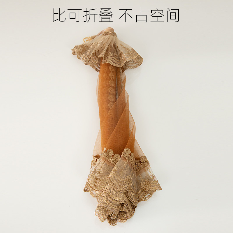 饭桌剩饭菜防尘罩食物遮防苍w蝇网饭桌子盖菜罩家用可折叠餐桌罩