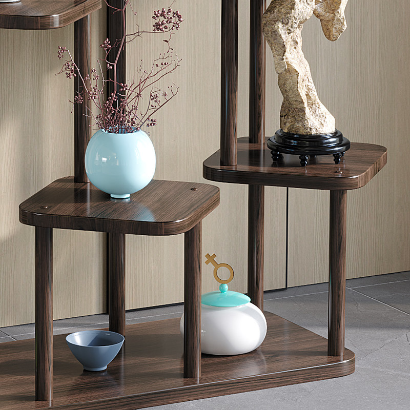 家用货架置物架多层落地仓库阳台储物架杂物间商用超Y市木制收纳