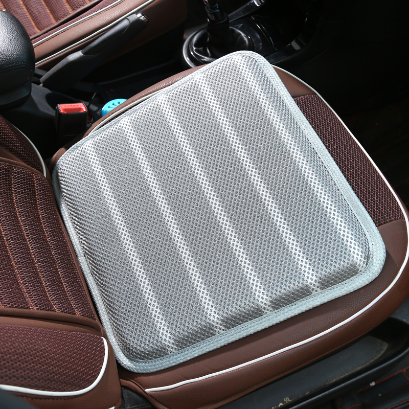 夏天汽车坐垫椅垫透气办公室凉席麻将座垫子车Q用单片弹簧夏季凉